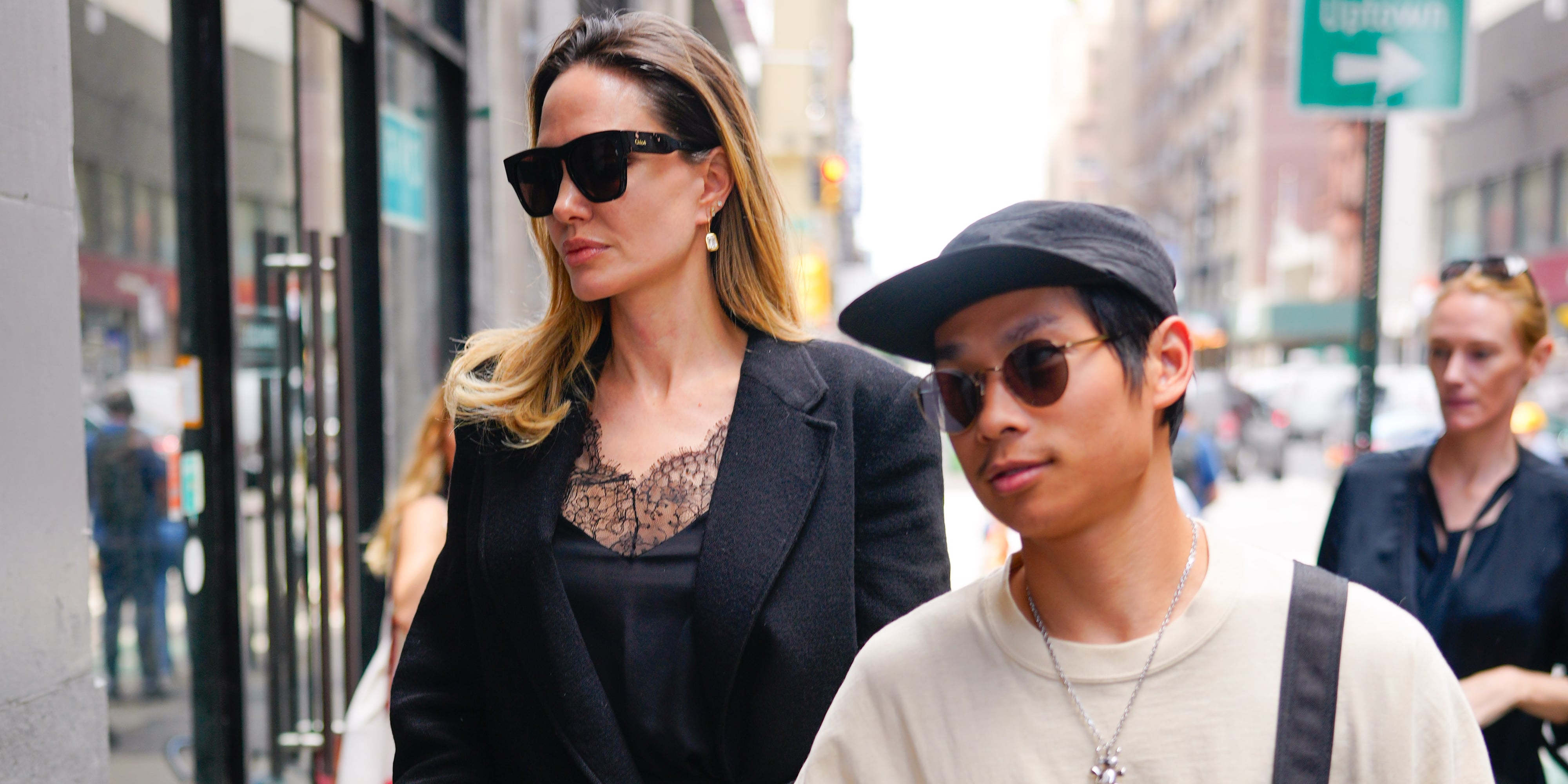 Angelina Jolie and Pax Jolie-Pitt Spotted Out in NYC - Vimarsana News