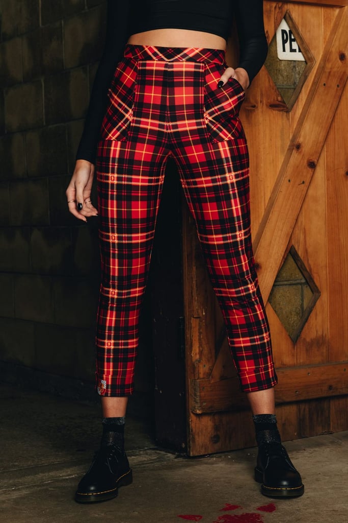 Harry Potter Tartan Gryffindor Cuffed Pants