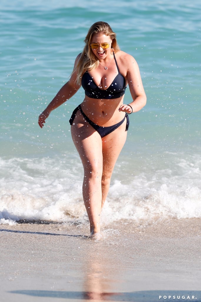 Iskra Lawrence at the Beach in Miami Dec. 2017