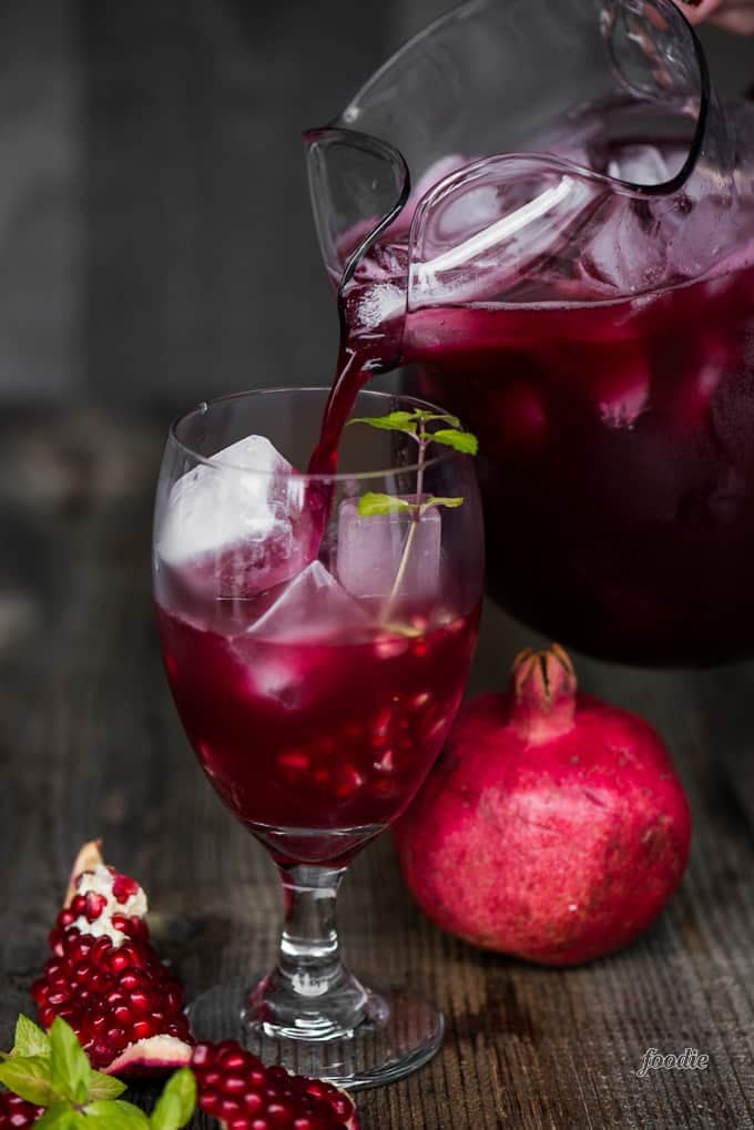 Pomegranate Vodka Punch Best Pitcher Drink Recipes POPSUGAR Food