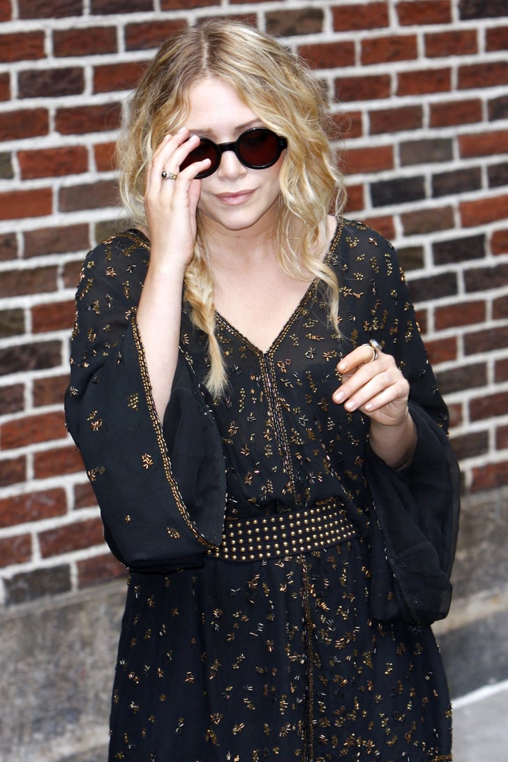 Mary-Kate Olsen went for a circular style with a boho dress in 2008 ...