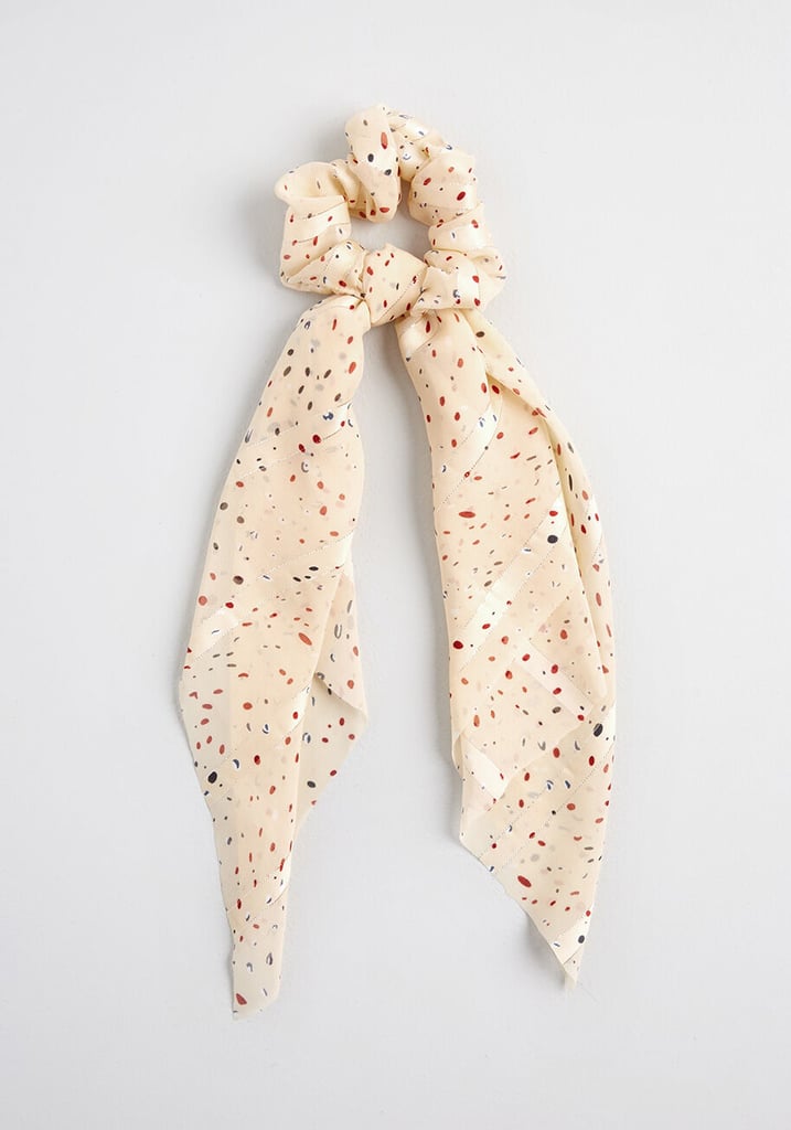 Bespeckled and Bespoke Scarf Scrunchie
