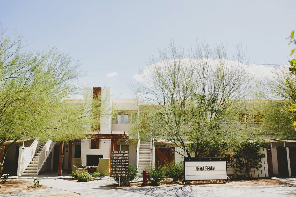 Trendy Palm Springs Wedding