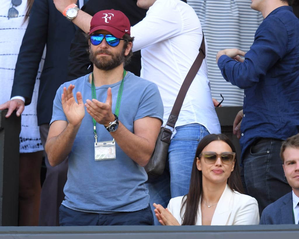 Bradley Cooper and Irina Shayk at Wimbledon 2016