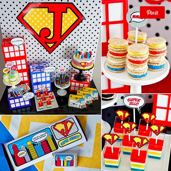 A Colorful Superhero Party