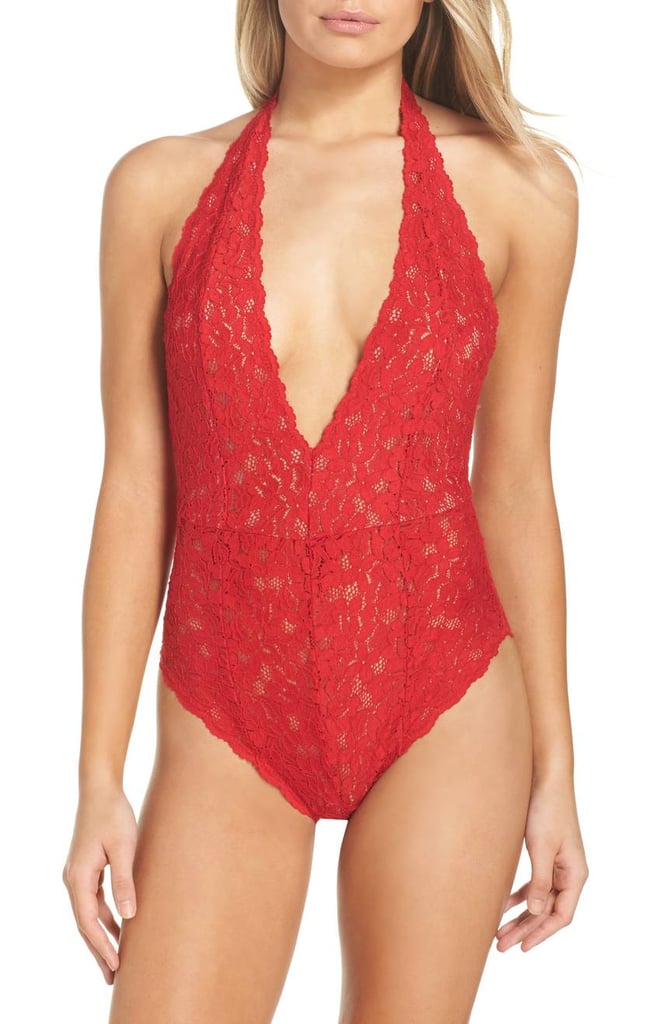 Free People Avery Lace Bodysuit