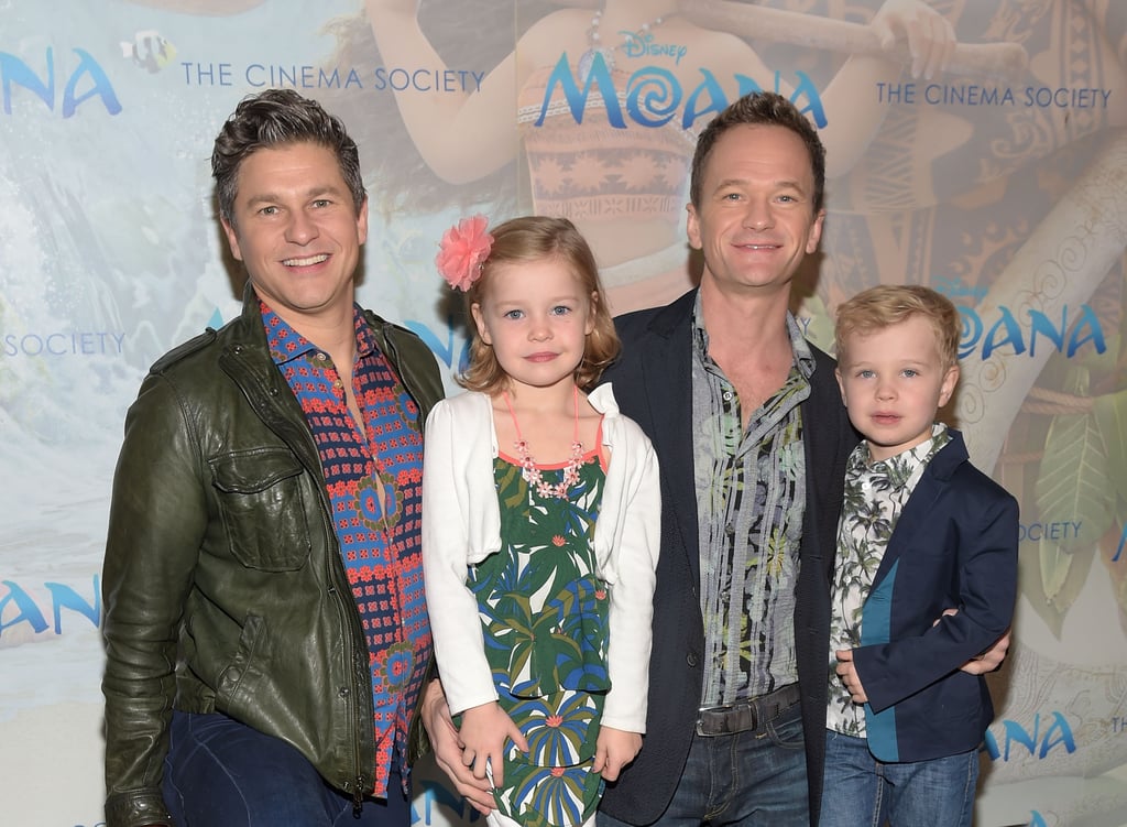 Neil Patrick Harris and His Picture-Perfect Family Catch a Screening of Moana in NYC Neil Patrick Harris and His Picture-Perfect Family Catch a Screening of Moana in NYC