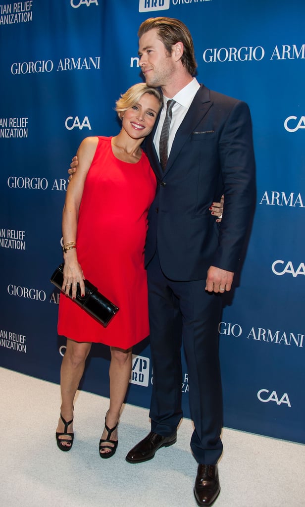Cute Pictures of Chris Hemsworth and Elsa Pataky