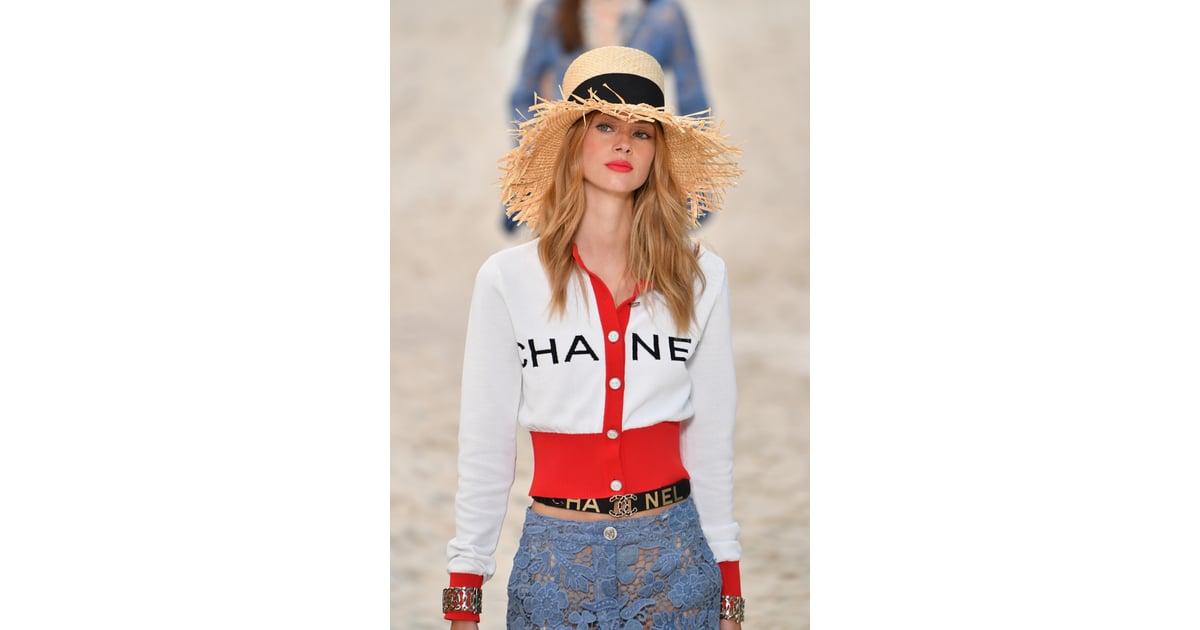 The Chanel Straw Hat Chanel Bags and Shoes Spring 2019 POPSUGAR