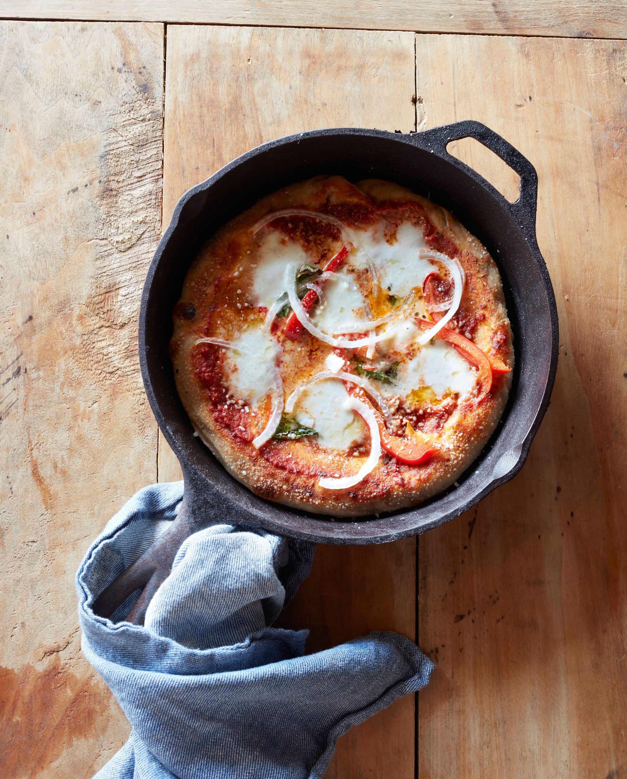 Easy Cast Iron Pizza