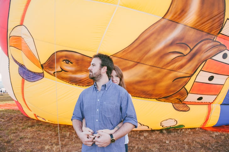 Hot Air Balloon Engagement Pictures Popsugar Love And Sex Photo 37 2360