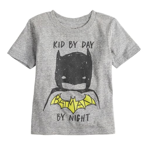 Jumping Beans Batman "Kid by Day Batman by Night" Tee