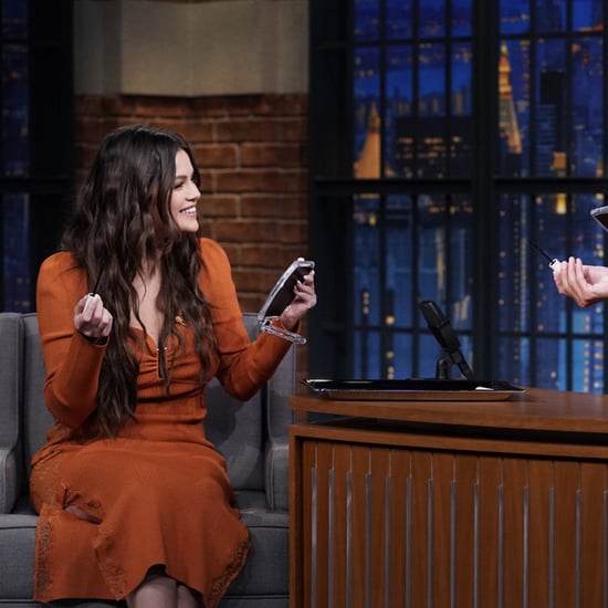 Watch Selena Gomez Teach Seth Meyers to Apply Mascara