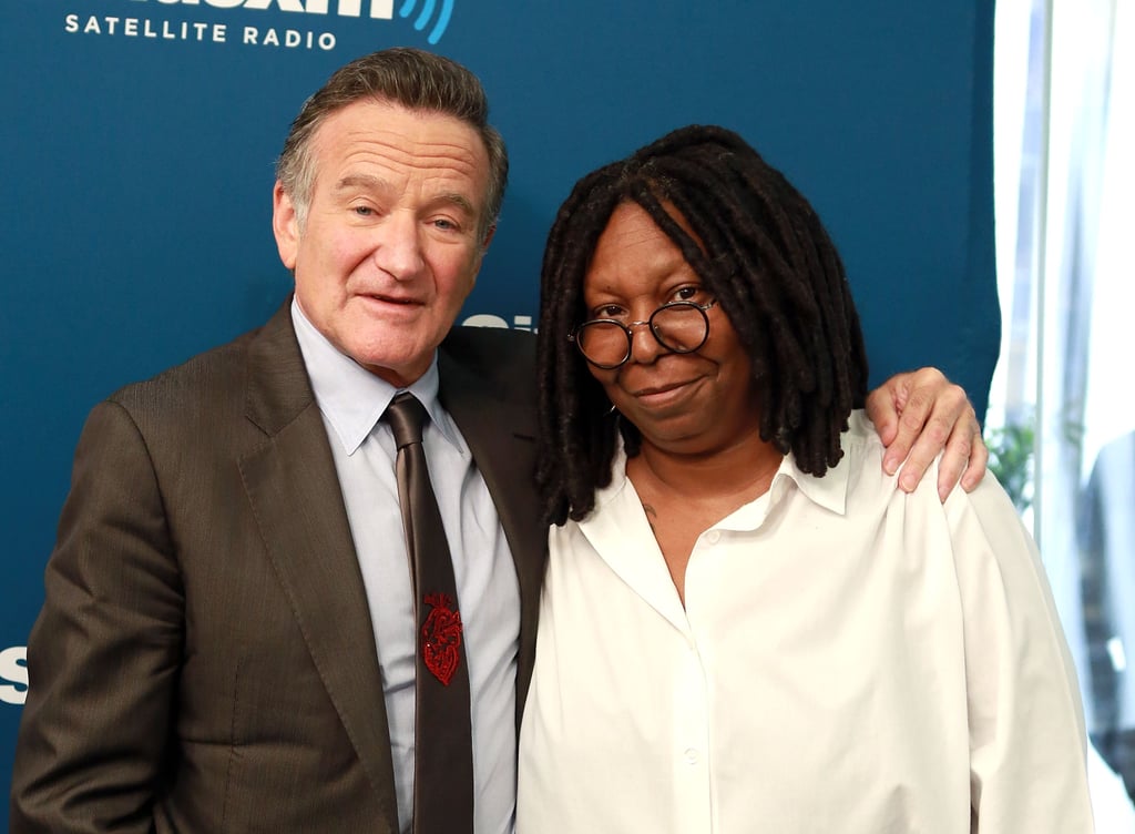 Robin and Whoopi Goldberg were longtime friends and posed together while appearing on Sirius XM's Town Hall series in September 2013.