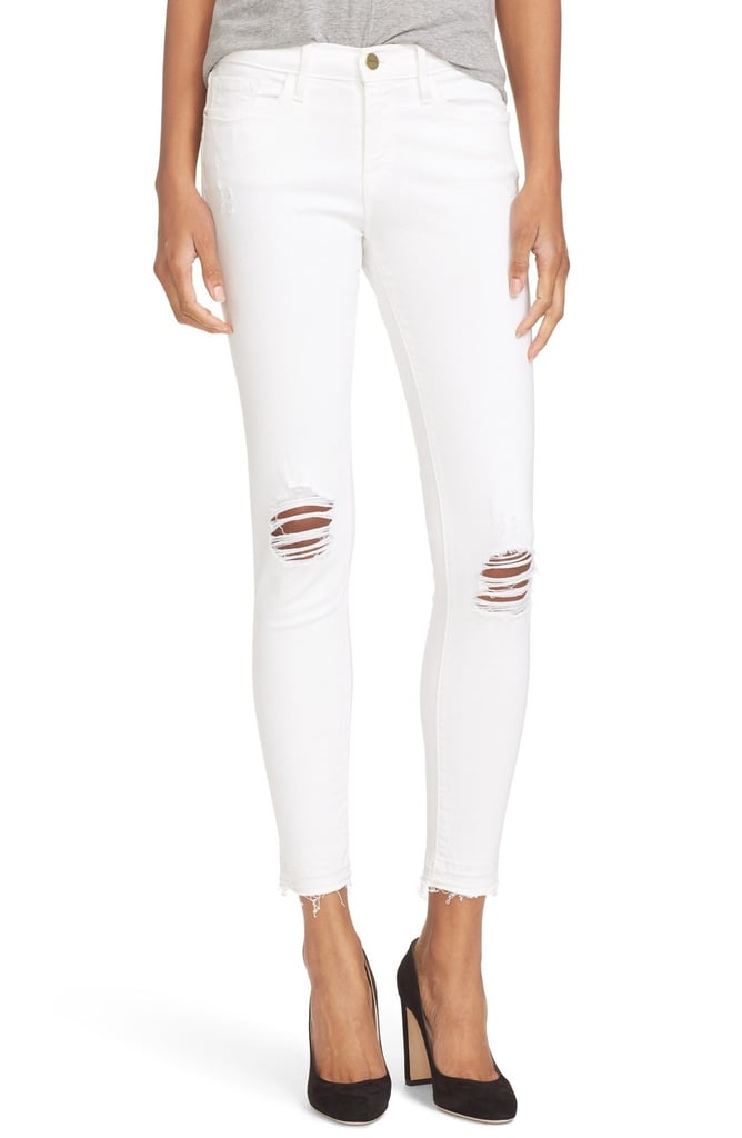 White Denim Frame Denim| Denimsandjeans