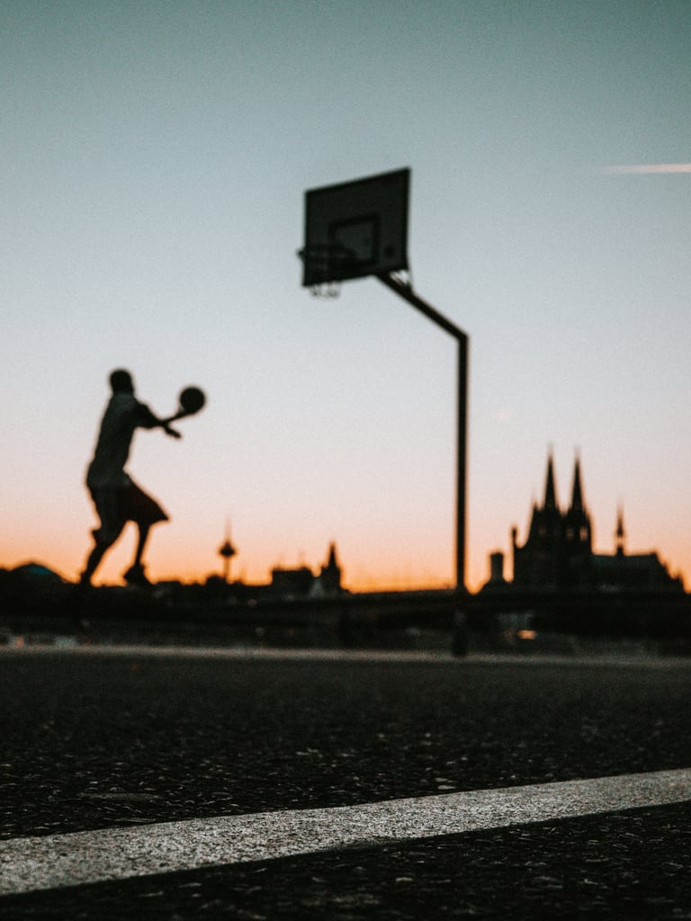Shoot some hoops.