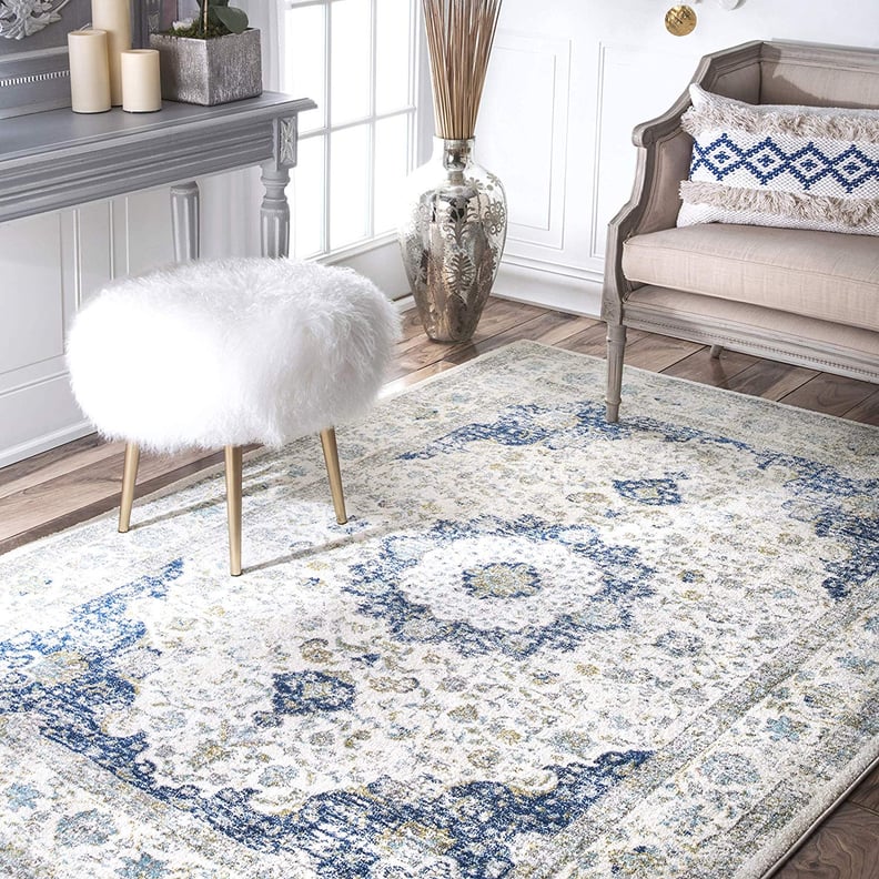 Nuloom Traditional Persian Vintage Blue Rug