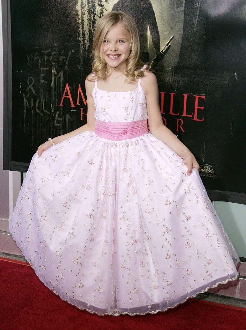 chloe moretz pink dress Chlo Grace Moretz Has Entered Her Emo Phase