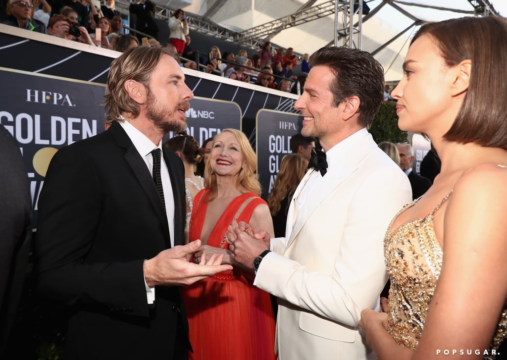 Bradley Cooper and Dax Shepard at the 2019 Golden Globes