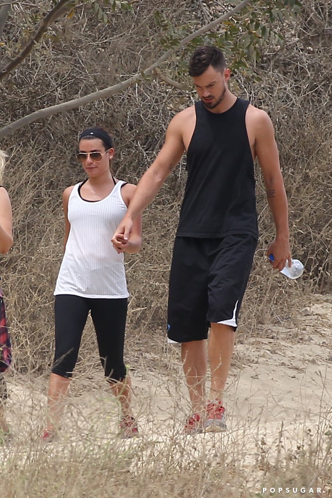 Lea Michele and Matthew Paetz Hold Hands | Pictures