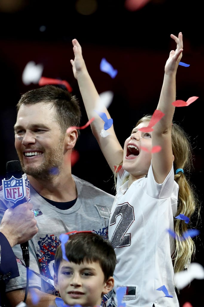 Tom Brady and Gisele Bündchen at 2019 Super Bowl Pictures