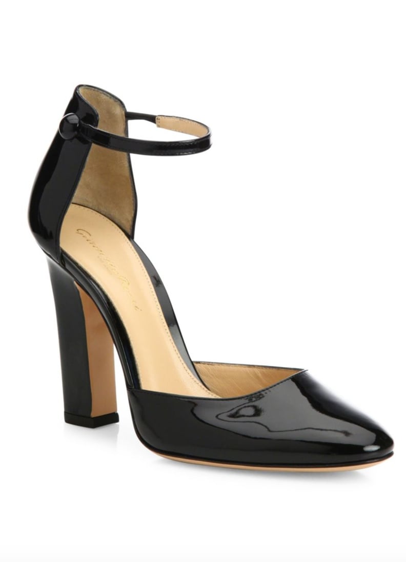 Gianvito Rossi Patent Leather Ankle-Strap Pumps