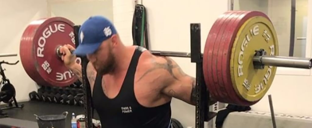 Game of Thrones' The Mountain Squatting on Instagram