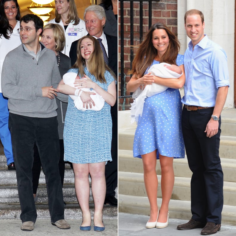 Chelsea Clinton or Kate Middleton Postbaby Debut