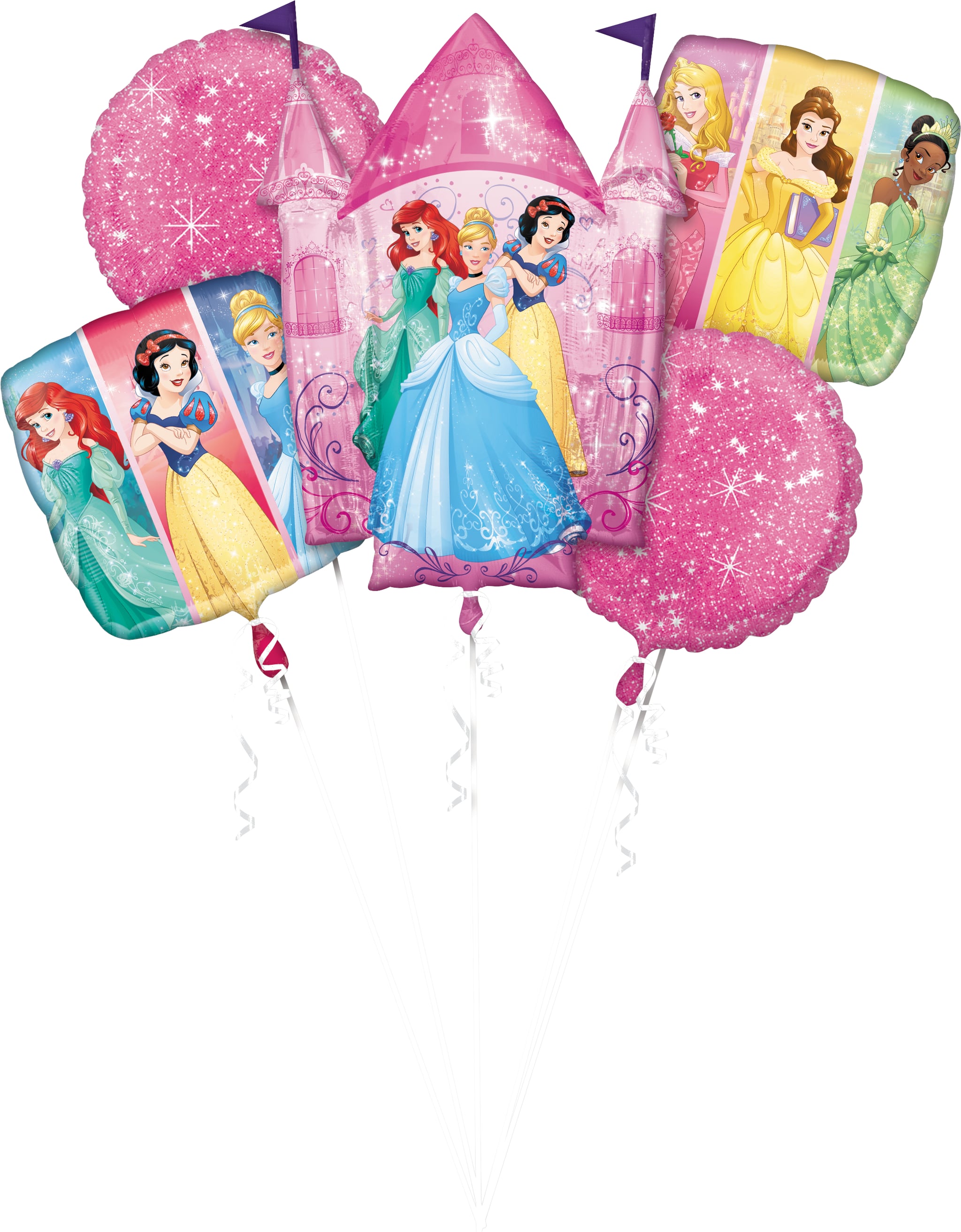 Disney Princess Balloon Bouquet Enchanting Beauty And The Beast
