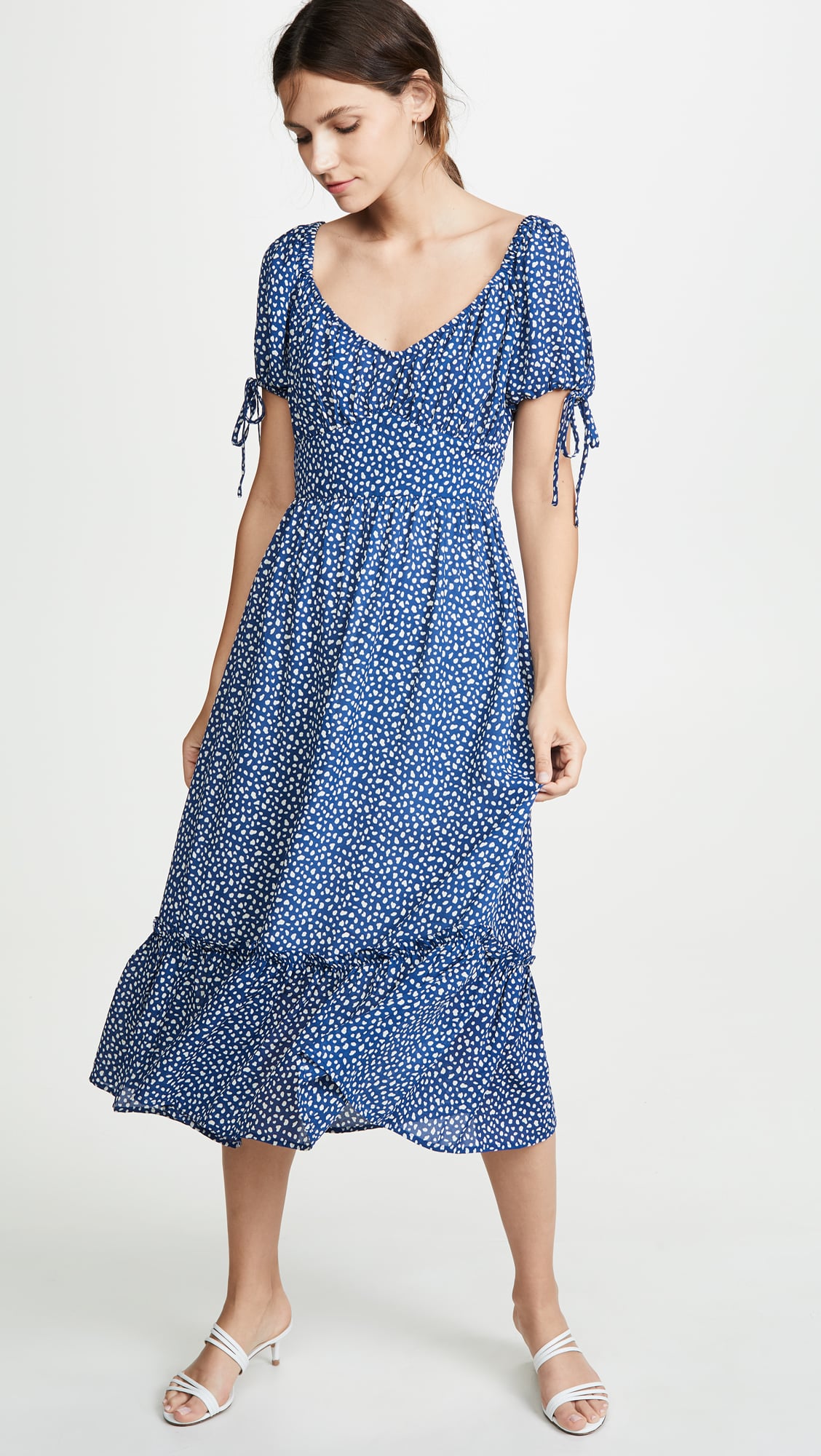 moon river polka dot dress