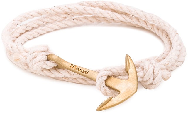 Miansai Brass Anchor on Rope ($55)