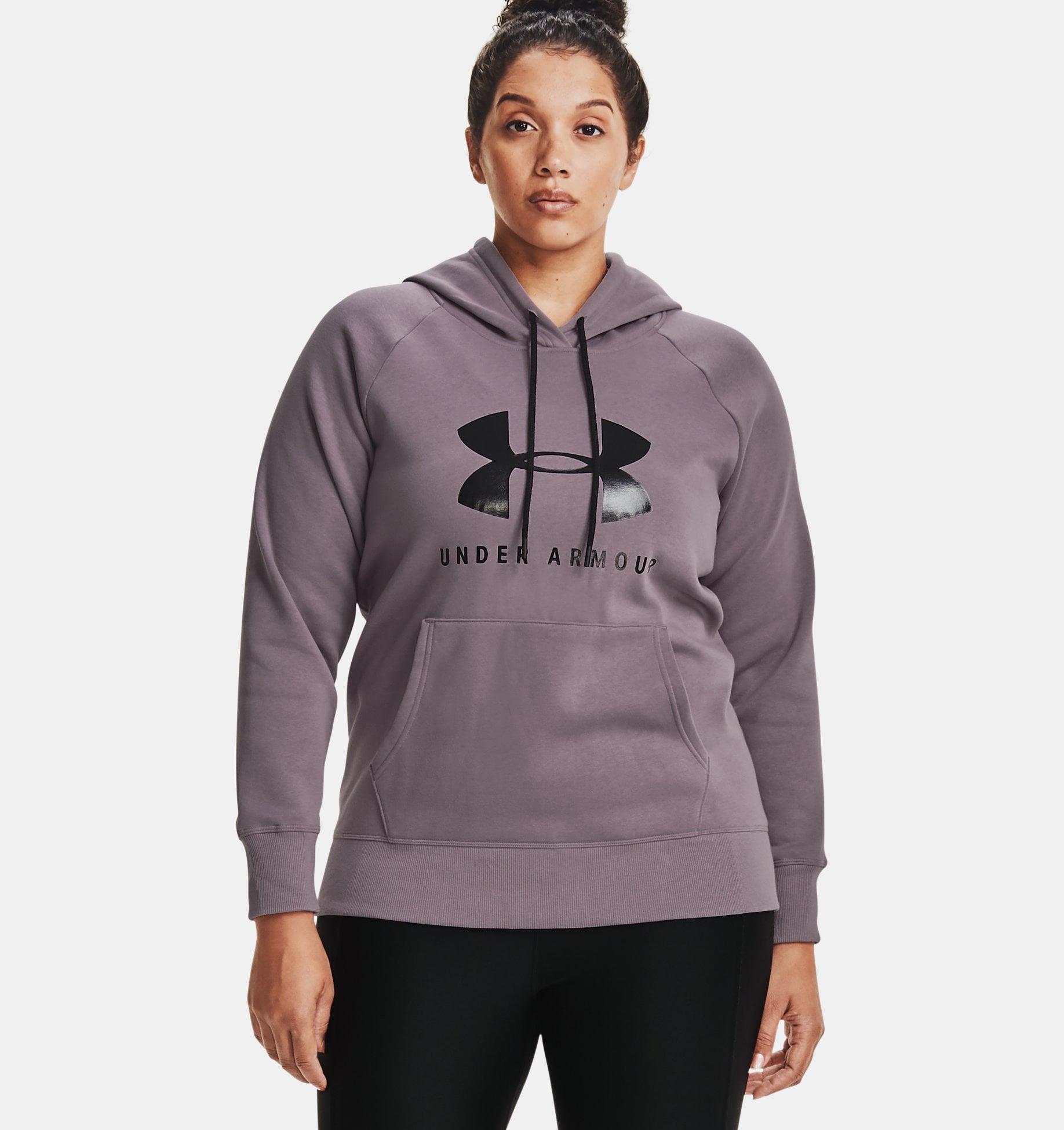 UA Rival Fleece Sportstyle Graphic Hoodie | Here's Proof That Pastel Purple  Is Actually a Fall Color | POPSUGAR Fitness Photo 6