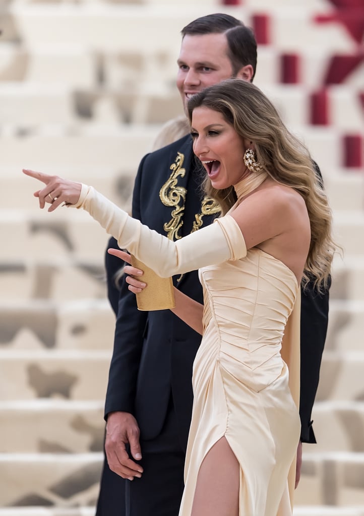 Gisele Bündchen and Tom Brady at the 2018 Met Gala