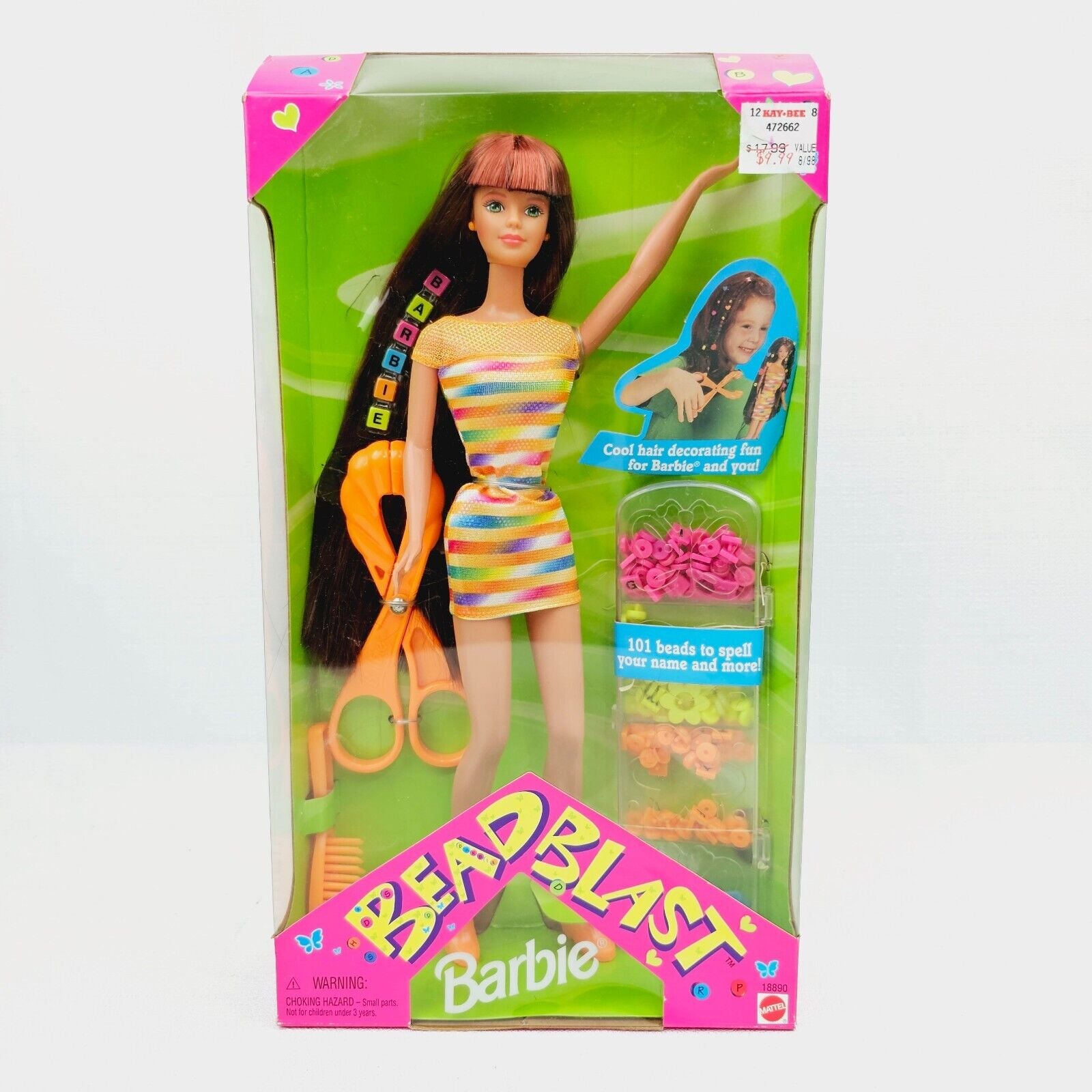 Barbie Looks Collectible Fashion Doll, Posable with Natural Hair