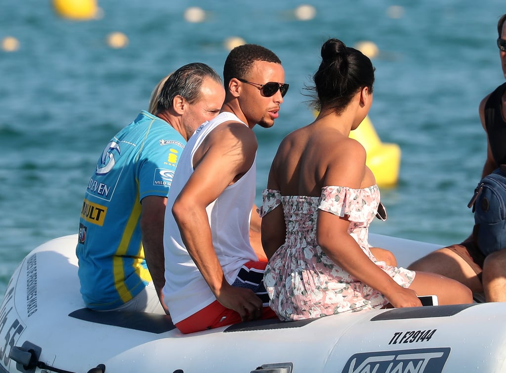 Ayesha and Stephen Curry in St. Tropez July 2016 | Pictures
