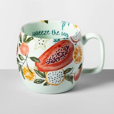 Opalhouse Stoneware Squeeze The Day Kira Mug