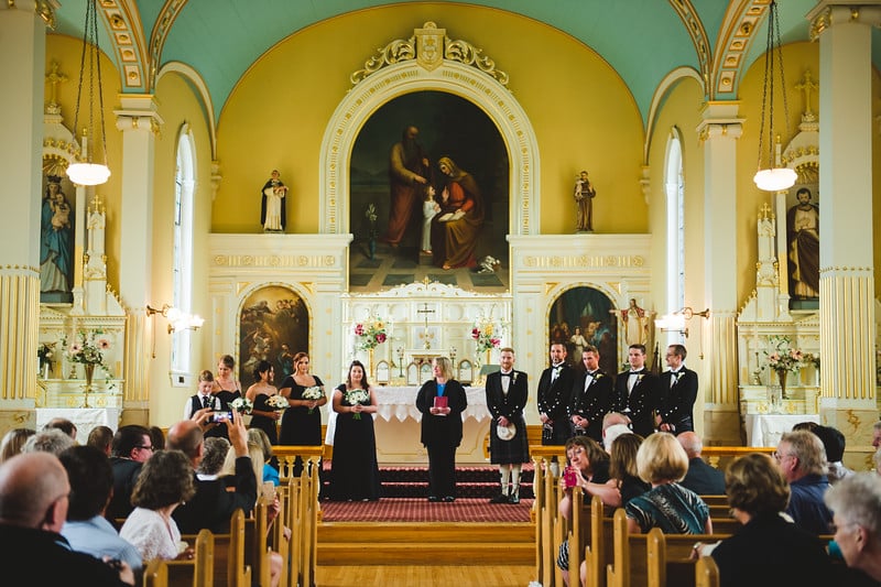 Scottish Canadian Wedding