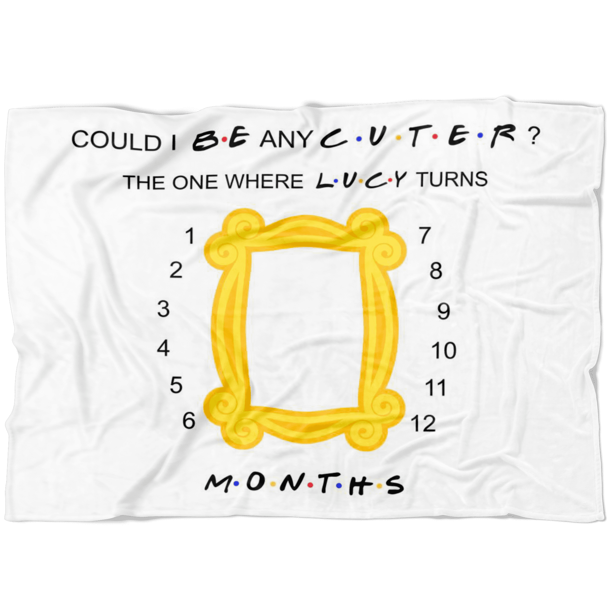 Shop a Friends Themed Blanket For Monthly Baby Pictures POPSUGAR