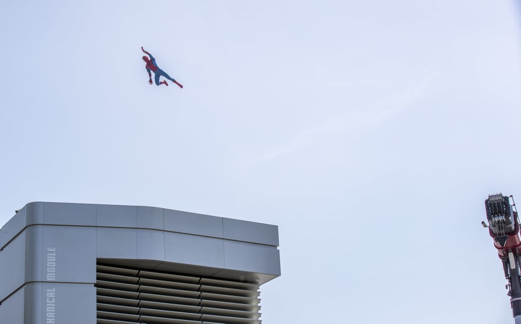 Flying Animatronic Spider-Man at Avengers Campus | Videos