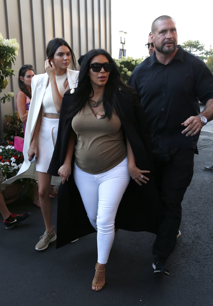 Kim Kardashian and Kendall Jenner Attend US Open 2015