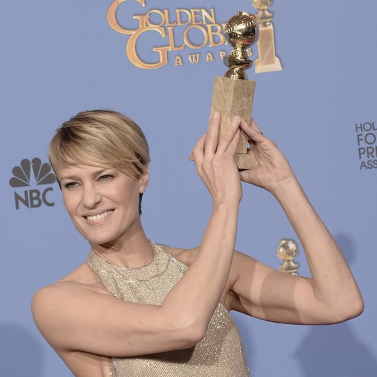 Robin Wright and Ben Foster at the Golden Globes 2014