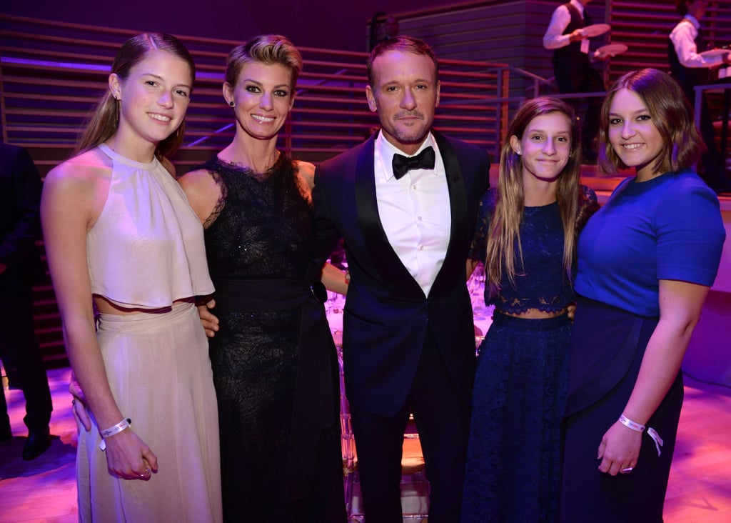 Iconic couple Tim McGraw and Faith Hill with their three daughters