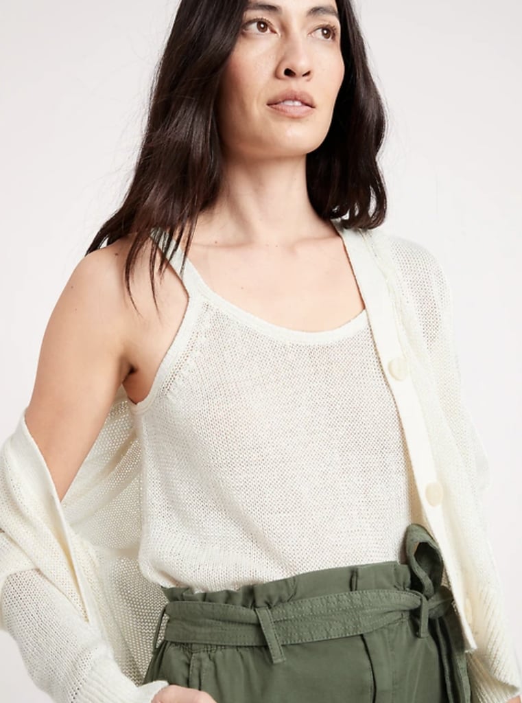 banana republic linen blend sweater