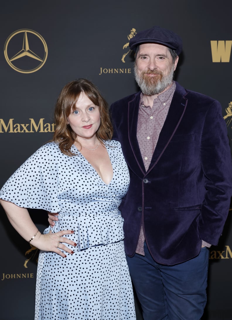 LOS ANGELES, CALIFORNIA - MARCH 10: (L-R) Shannon Nelson and Brendan Hunt attend the 16th Annual WIF Oscar® Party Presented By Johnnie Walker, Max Mara, And Mercedes-Benz on March 10, 2023 in Los Angeles, California. (Photo by Stefanie Keenan/Getty Images