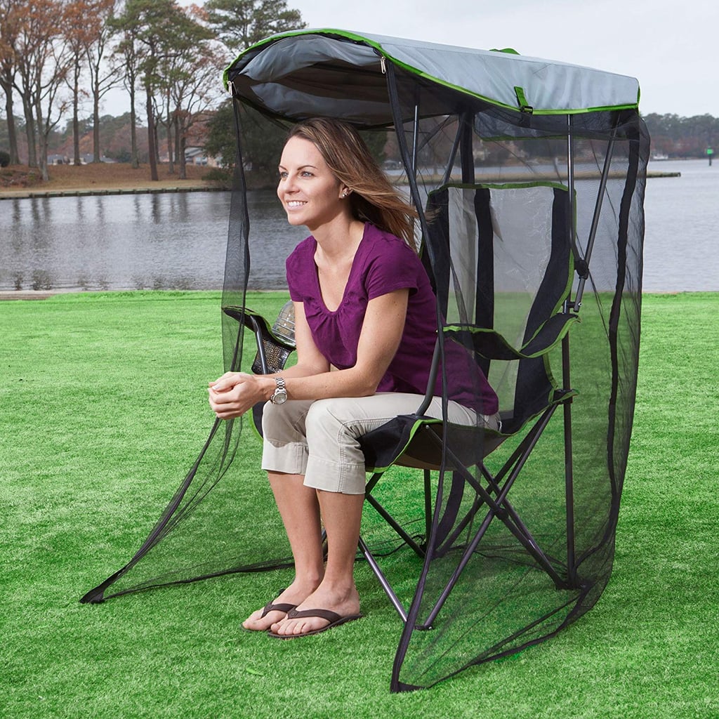 Canopy chair with bug hot sale guard