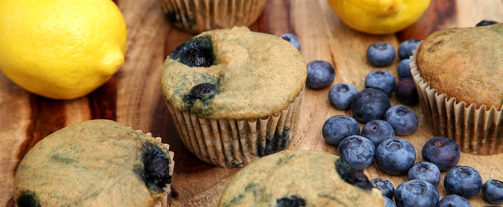 Healthy Lemon Blueberry Muffins