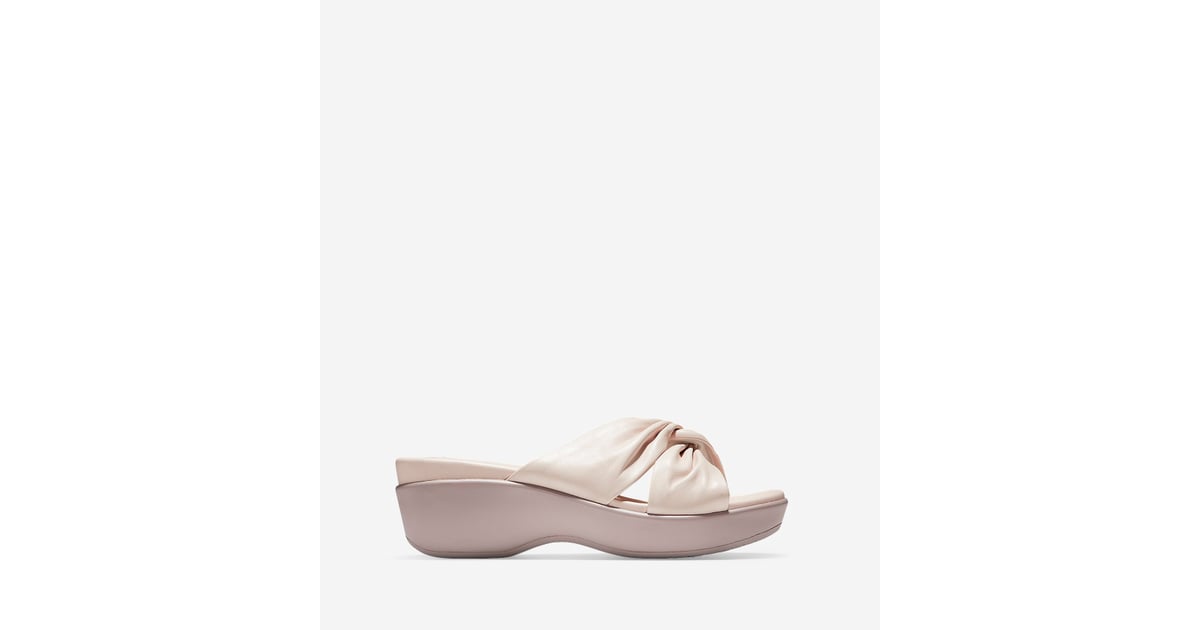 aubree grand knotted slide sandal