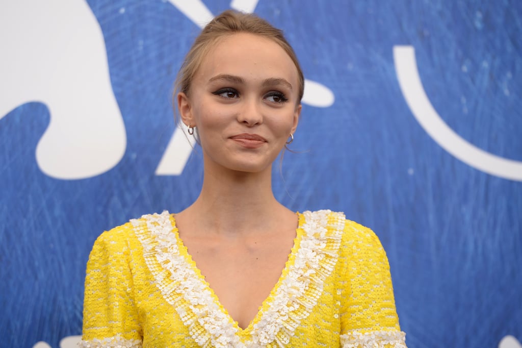 Lily-Rose Depp's Yellow Chanel Dress at Venice Film Festival