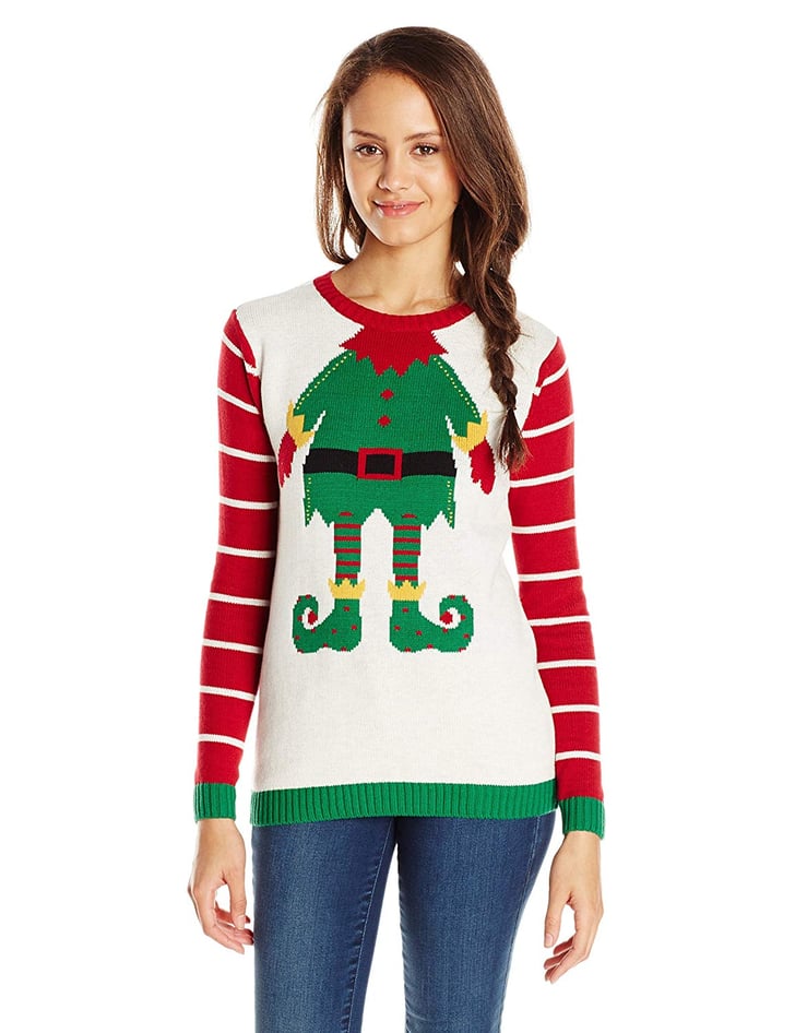 Elf Christmas Sweater Ugly Christmas Sweaters For Kids POPSUGAR