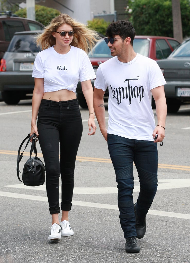 Gigi Stepped Out in a Black-and-White Graphic Tee Printed With Her New Nickname